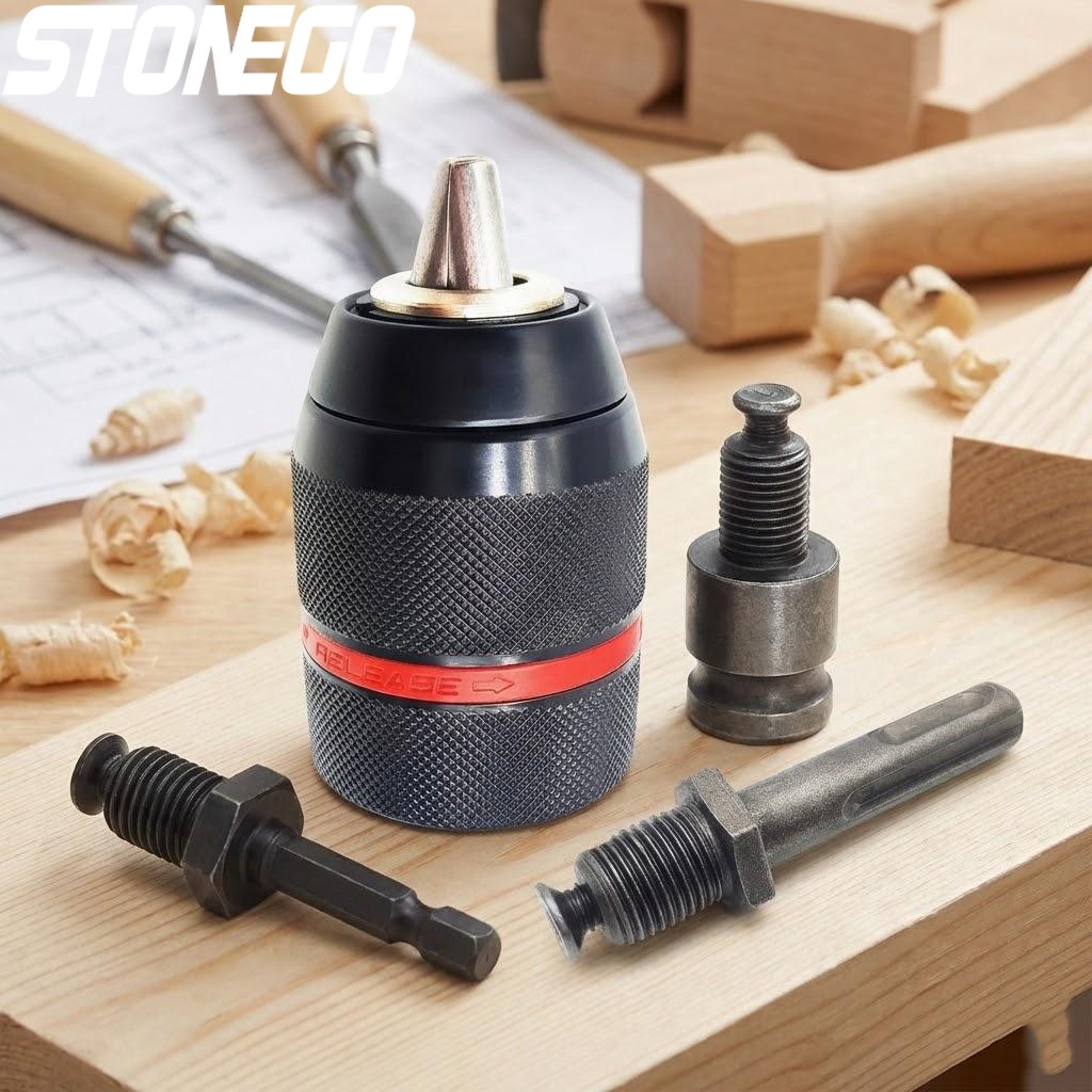 Screwdriver Set Precision - 4 adet 2-13mm Anahtarsız Metal Matkap