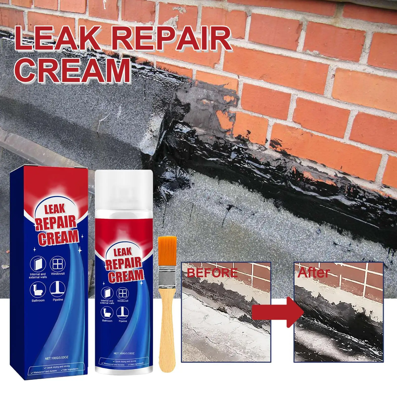 Roof Sealant Patch - Su geçirmez Sızıntı Onarım Spreyi Duvar
