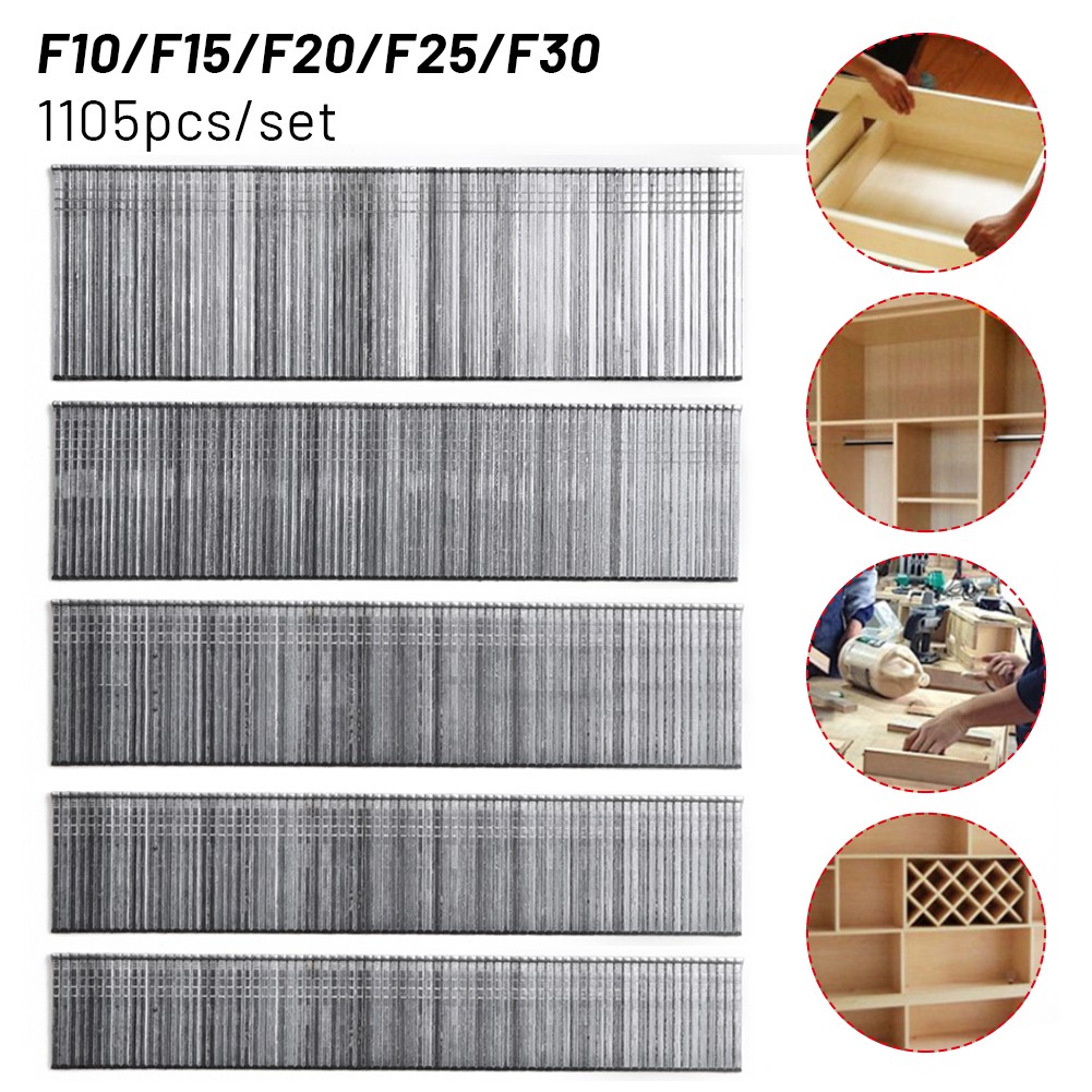 Home Improvement Brad - 1105 adet Zımba F15/F20/F25/F30 Düz Brad