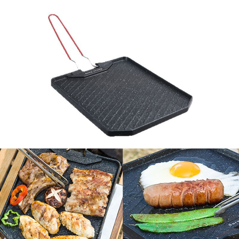 Home Improvement Mall - Açık kamp barbekü tavası Ev yapışmaz