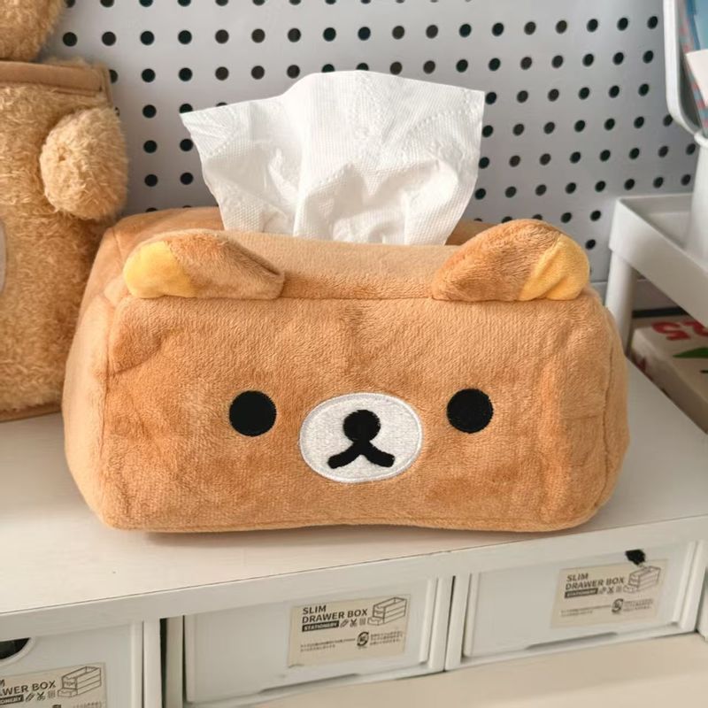 Home Improvement Mall - Karikatür Sevimli Rilakkuma Ayı Peluş Doku