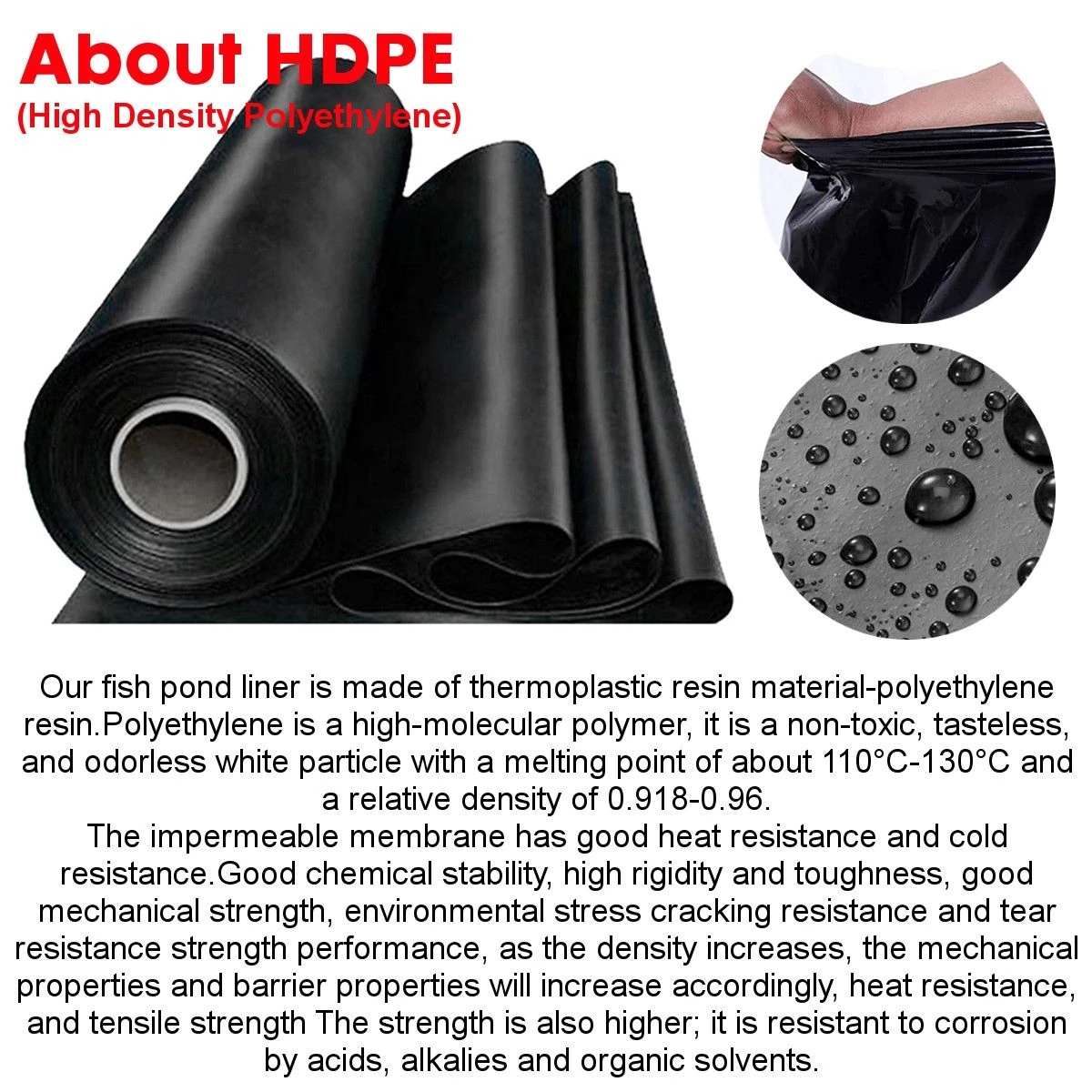 Kalın HDPE Su Geçirmez Membran - Home Improvement Mall incelemesi ve fiyatı