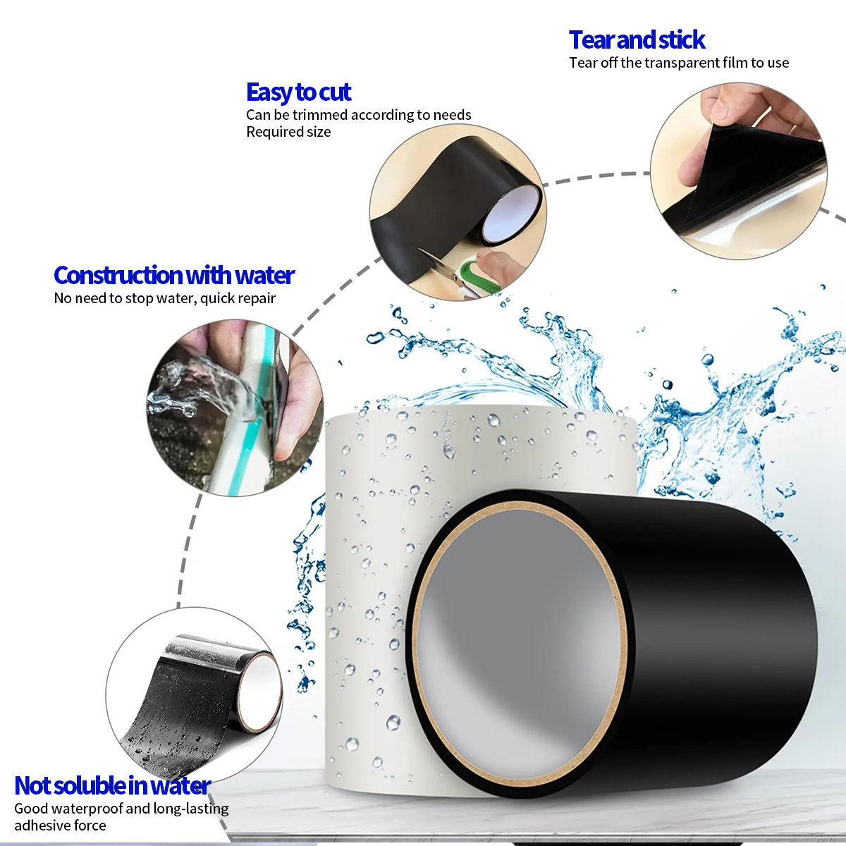 Sızıntı Onarımı için Su Geçirm - Roof Sealant Patch incelemesi ve fiyatı