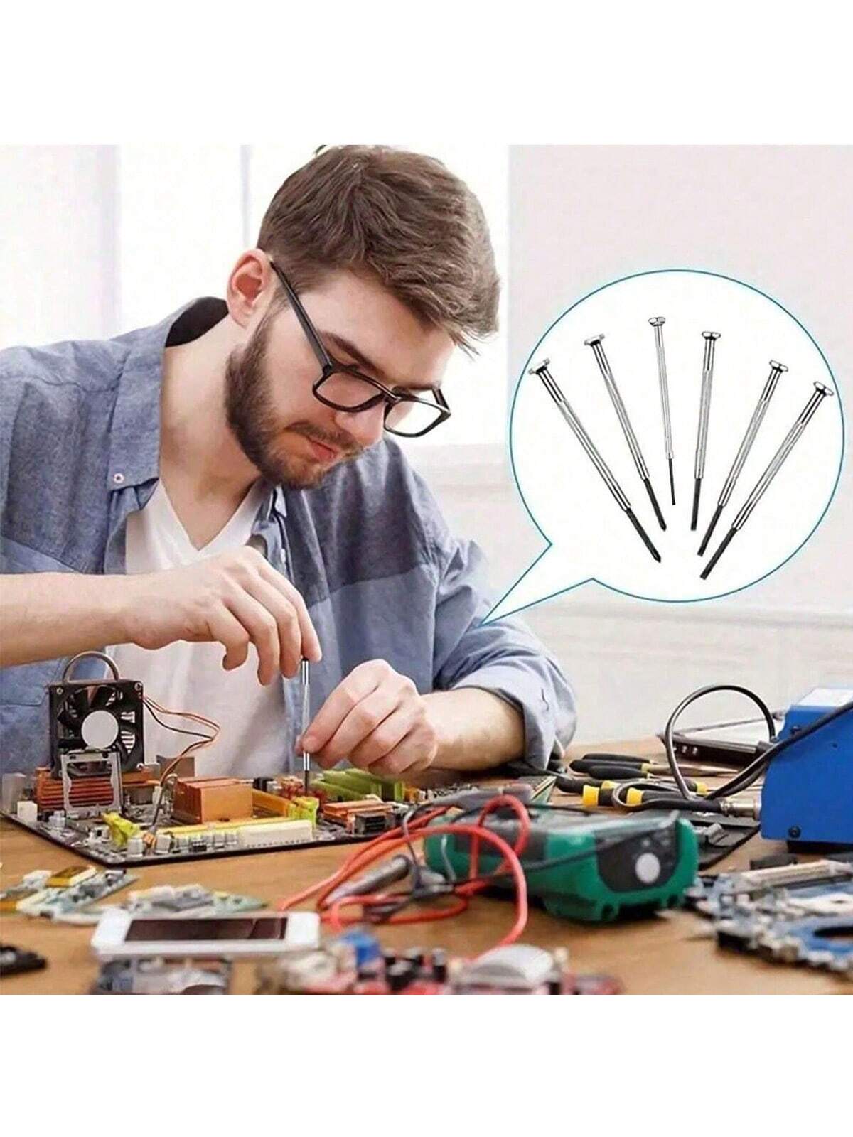 6 Parça Tornavida Seti, Gözlük - Screwdriver Set Precision incelemesi ve fiyatı