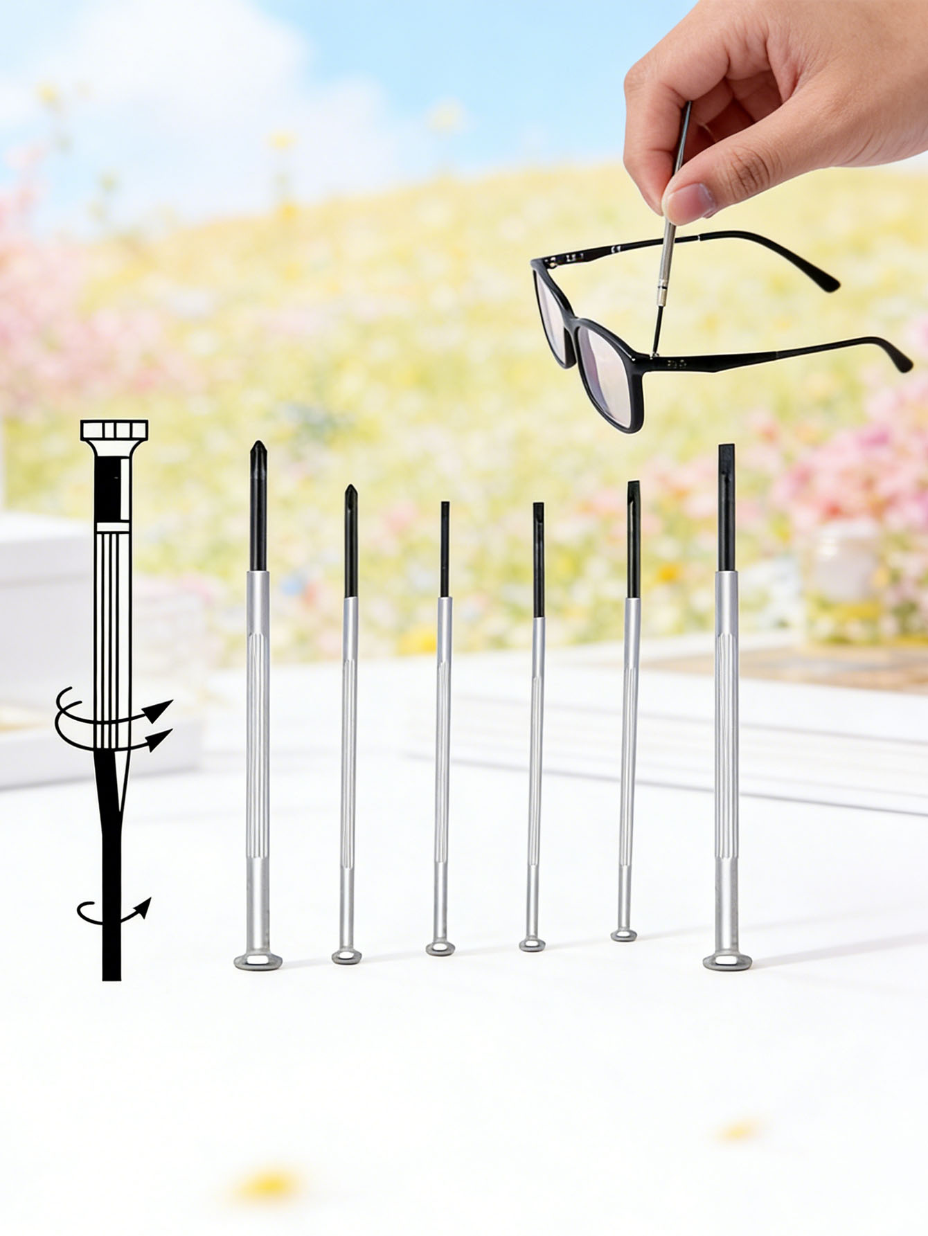 6 Parça Tornavida Seti, Gözlük - Screwdriver Set Precision incelemesi ve fiyatı