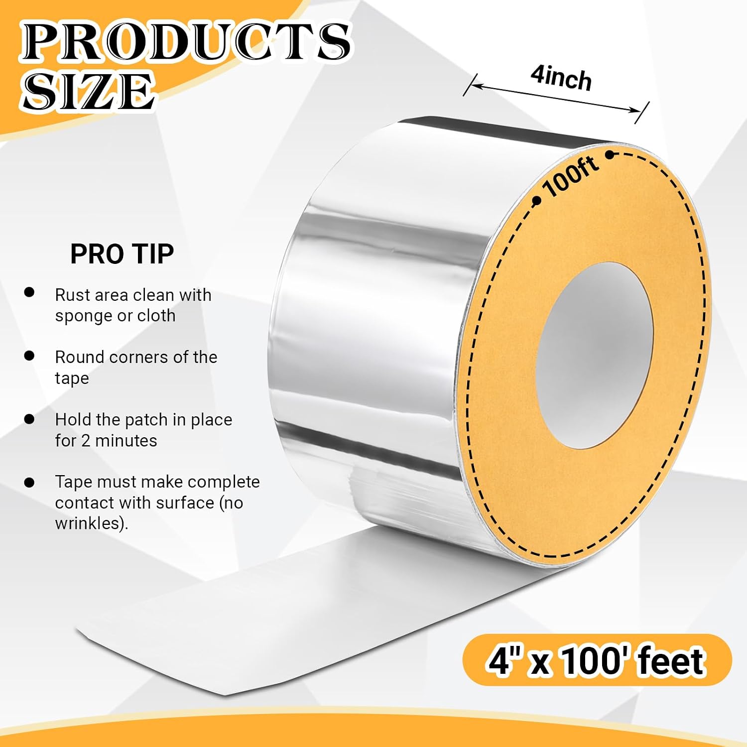 4 inç x 100 ft Bütil Bant, Alü - Roof Sealant Patch incelemesi ve fiyatı